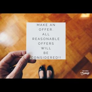 All reasonable offers considered!